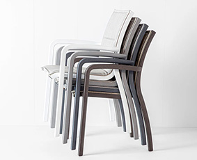 Stacked Sunset Collection Lounge Chairs