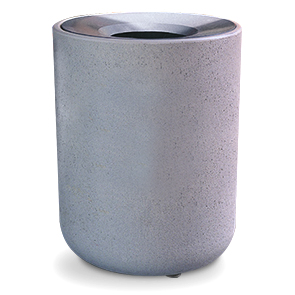 Model TF1085 | Round Concrete Trash Receptacle