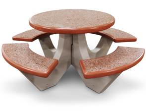 Concrete Patio Table With Umbrella Hole - all in one patio design