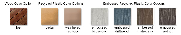 Slat Color Options