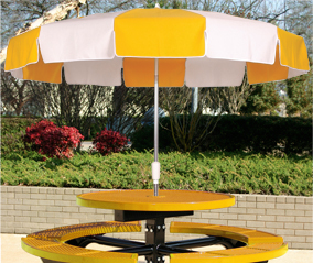 Vinyl Umbrella with Crank Lift