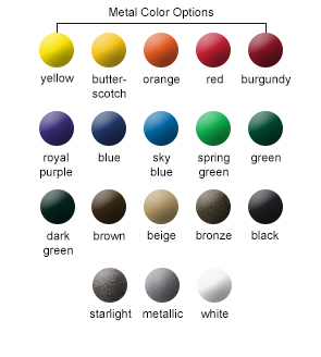 Metal Color Options