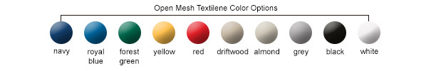 Open Mesh Textilene Color Options