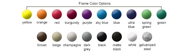 Frame Color Options