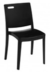 Model US563017 | Black Metro Stacking Sidechairs