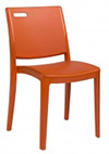 Model US563019 | Orange Metro Stacking Sidechairs
