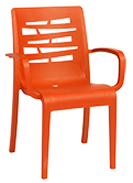 Model US811019 | US118019 | Orange Essenza Dining Armchair