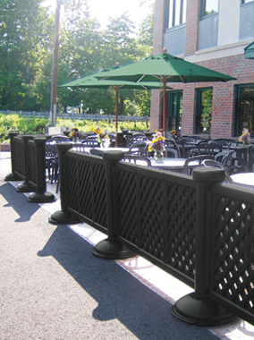 Portable Decorative Patio Fence