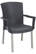 Model UT903002 | Havana Armchair with Charcoal Wicker Finish