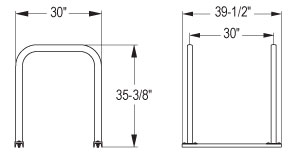 UX238 & UX190 Quick Dimensions