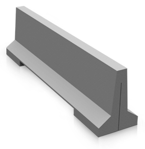 Model VB-8 | Precast Concrete Jersey Barrier