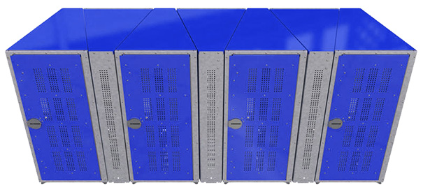 Vertical Bike Locker