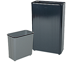 Model WB30R | Model WB96R | Rectangular Steel Wastebaskets