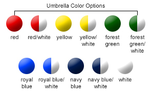 Umbrella Color Options