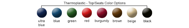 Top/Seats Color Options