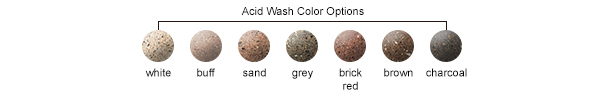 Acid Wash Color Options