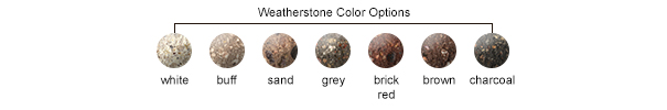 Weatherstone Color Options