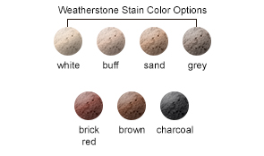 Weatherstone Stain Color Options