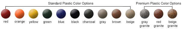 Plastic Color Options