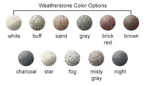 Weatherstone Color Options