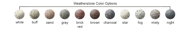 Weatherstone Color Options
