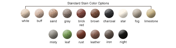 Premium Stain Color Options