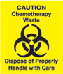 Caution Chemotherapy Waste/Dispose of Properly/Handle with Care