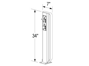 eBeam™ Charging Rack | Quick Dimensions