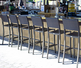 Java Barstool Bronze