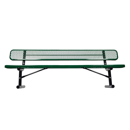 Belson | 360° View | 940P-EV8 | E-Series 8' Park Bench | Diamond Pattern